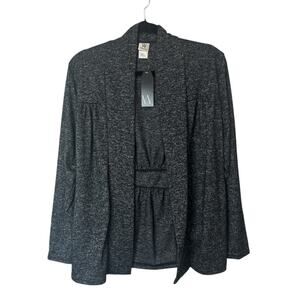 Wrapper Grey Cardigan-NWT-Size M